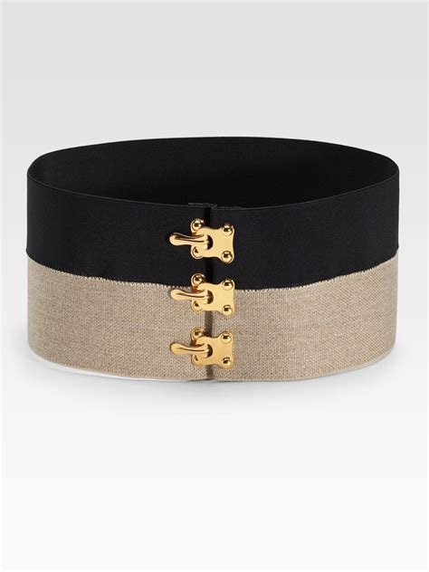 prada elastic belt